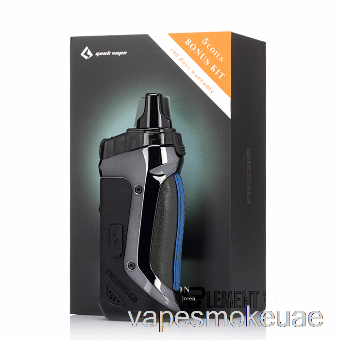 Vape Uae Geek Vape Aegis Boost 40w Pod Mod Kit Le Bonus Kit - أخضر منتصف الليل